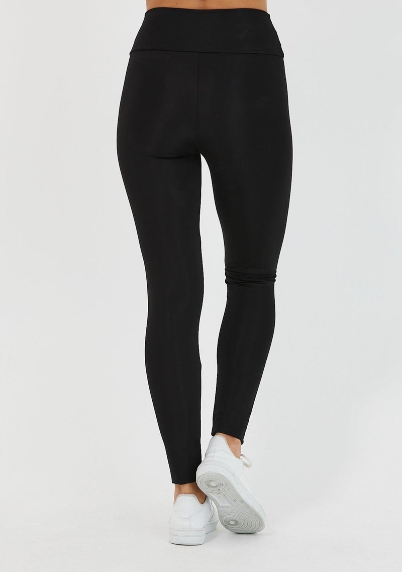 Women's Black High Waist Compression Leggings
