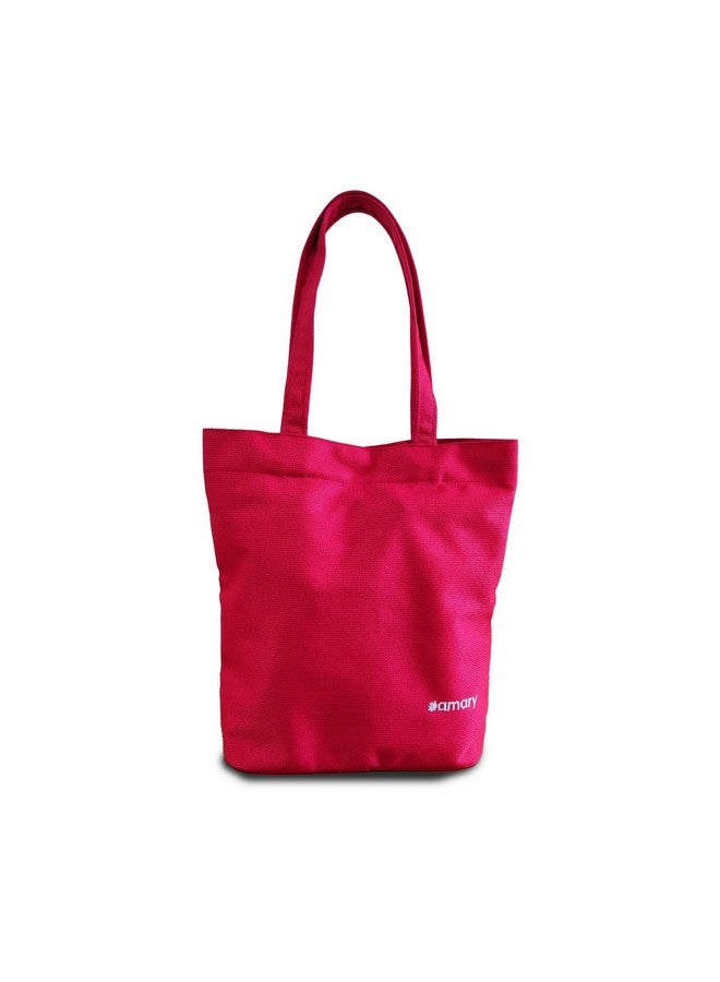 AMARY Tote Shoulder Bag | Stylish Huckaback Fabric | Magnetic Closure | Spacious with Internal Zip & Inner Pockets | Durable & Versatile for Work, Travel & Shopping - Image 1
