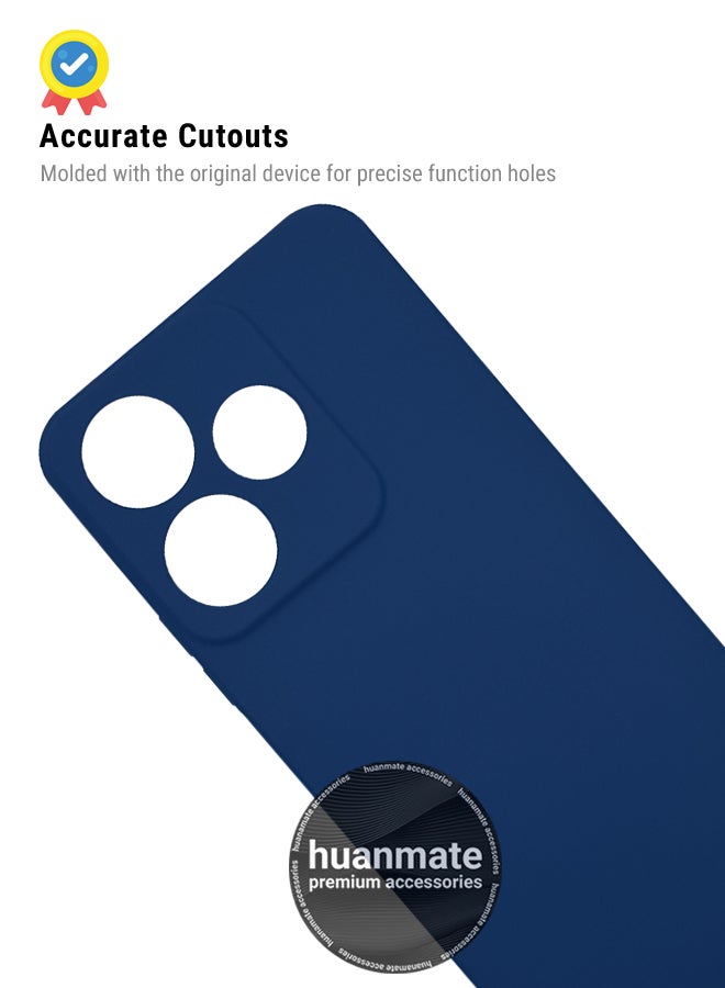 هووانميت حافظة لهاتف شاومي ريدمي 13 أخضر - سيليكون تي بي يو ممتاز 2.0 مم، حماية معززة للكاميرا مع درع العدسة، غطاء مقاوم للصدمات ومقاوم للماء لهاتف شاومي ريدمي 13 - Image 5