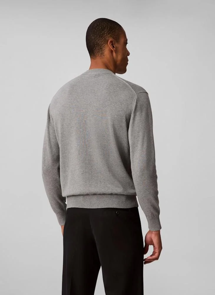 Calvin Klein Jeans Relaxed Cotton Monogram Jumper