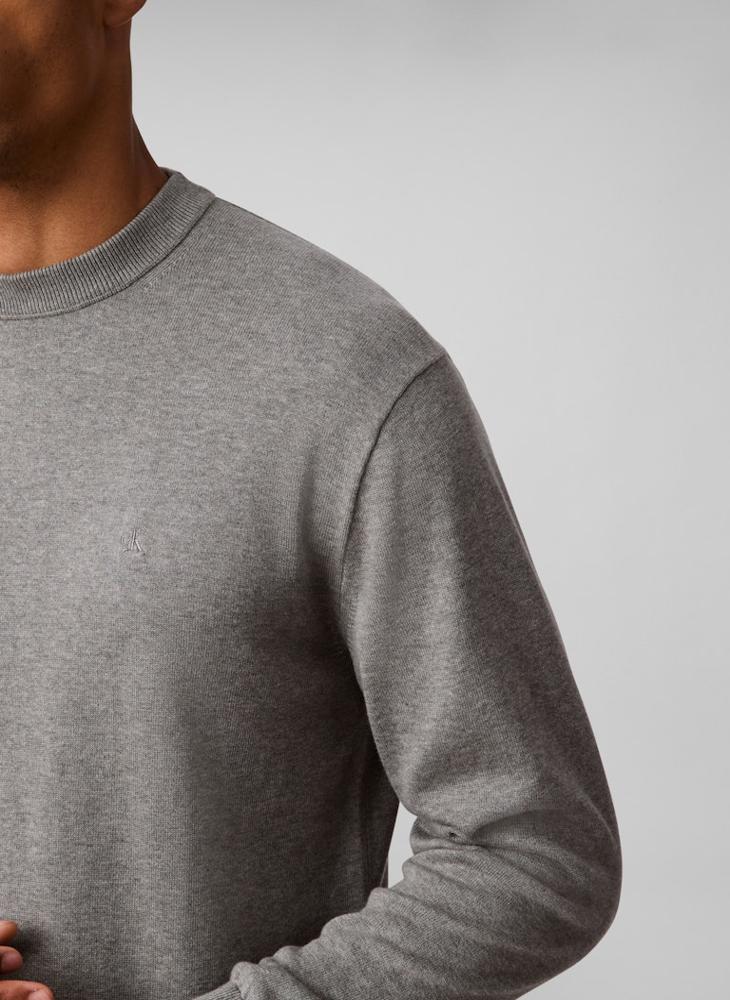 كالفن كلاين جينز كنزة قطنية مريحة بشعار - Image 4