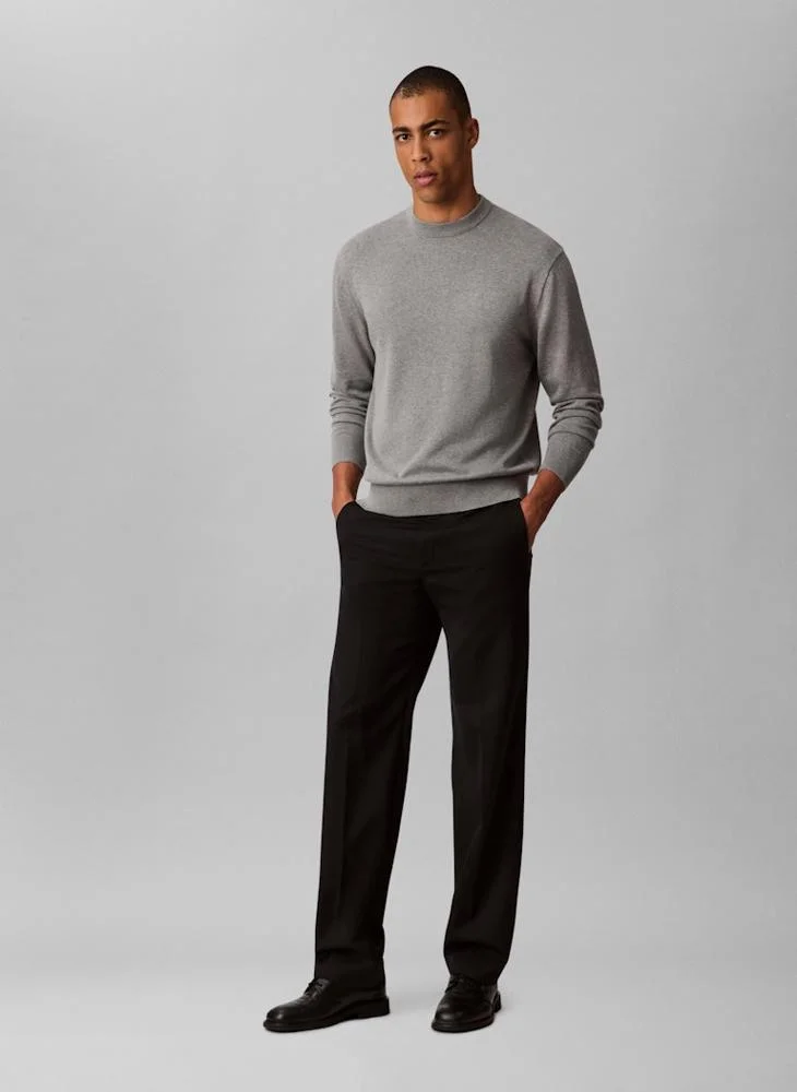 Calvin Klein Jeans Relaxed Cotton Monogram Jumper