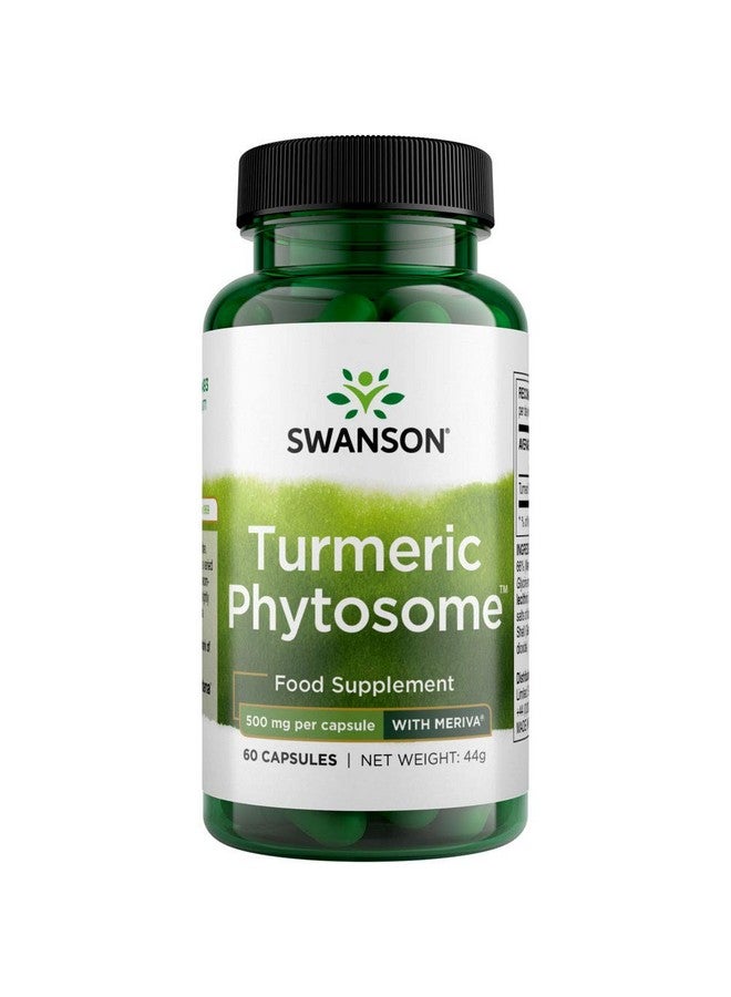 SWANSON Turmeric Phytosome With Meriva 500 Milligrams 60 Capsules - Image 1