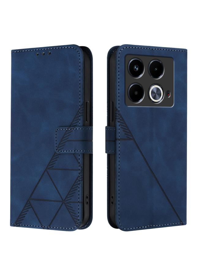 Zaboon Case For Infinix Note 40 5G Crossbody 3D Embossed Flip Leather Phone Case - Image 2