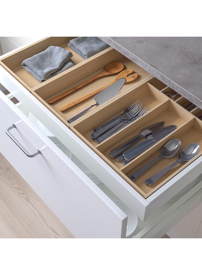 زبون صينية أدوات المائدة/صينية أدوات المائدة، من الخيزران الفاتح، 72×50 سم - Image 2