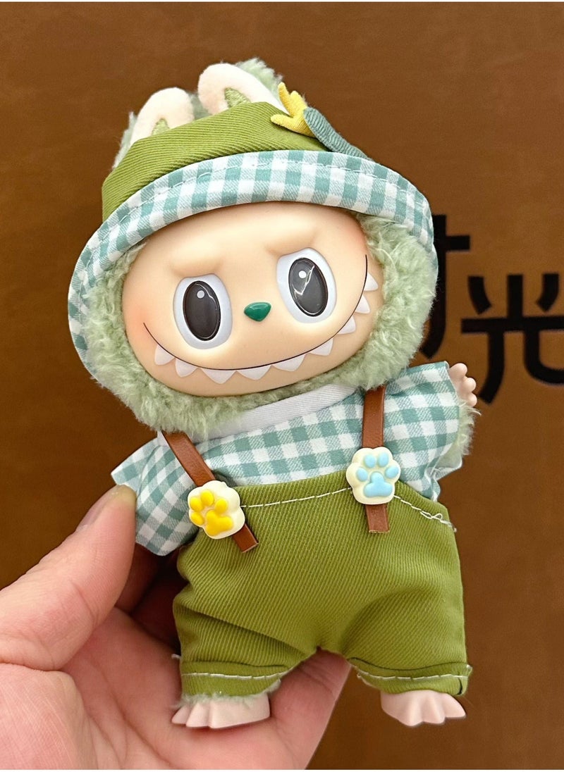 LABUBU Labubu Doll Clothes,Labubu Clothes,Handmade Crochet Doll Clothes,  for 6.7 Inch Doll,High Quality Labubu Clothes with Accessories,Elegant Clothes for Labubu Dolls 