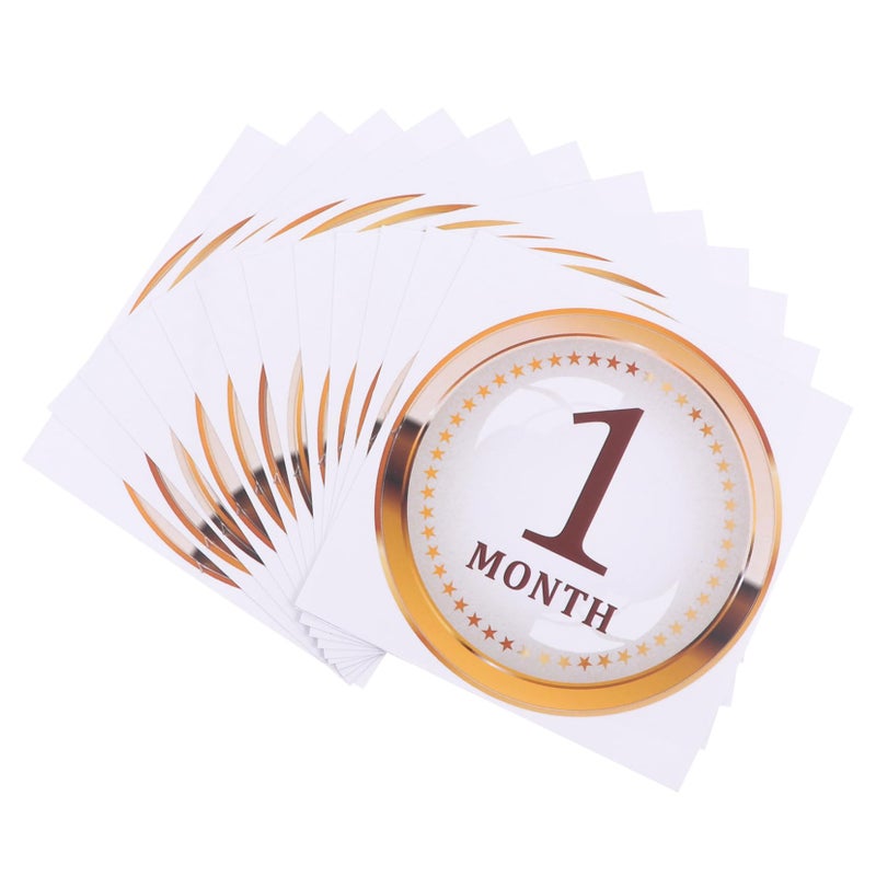 Monthly Baby Growth Stickers Set For First Year Milestone Photos And Scrapbooking - Image 2