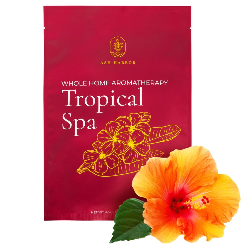 Ash Harbor Tropical Spa Aromatherapy 4 Pack - Filter Fresh Whole Home Air Freshener System - HVAC Vent Freshener for Home AC - House Air Fresheners Smell Good for Office, & More by Ash Harbor - Image 1