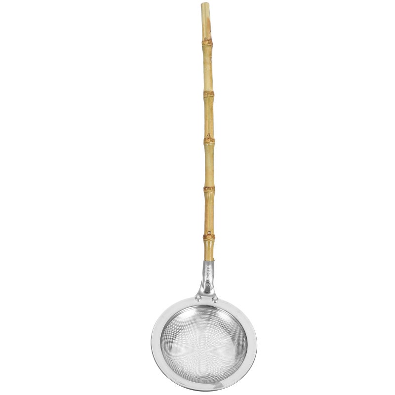 2pcs Stainless Steel Kitchen Colander Food Strainer Colander Spoon Skimmer Ladle with Handle - Image 5