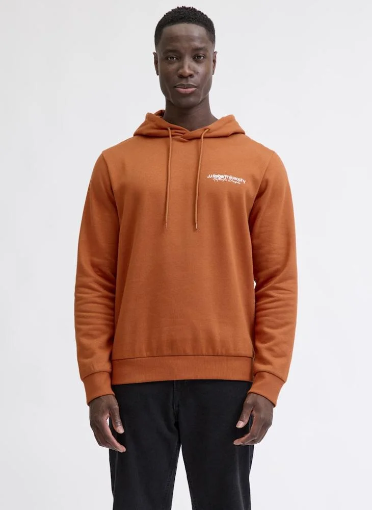 JJ Rebel Logo Regular Fit Pullover Hoodie