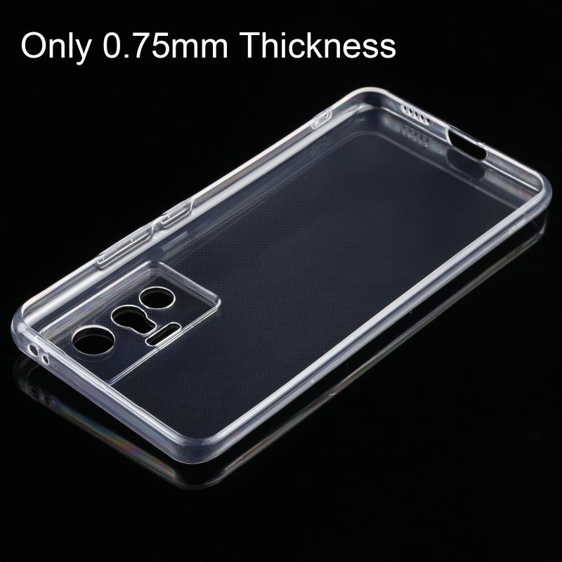 HuHa Case Cover For vivo X70 0.75mm Ultra-thin Transparent TPU Soft Protective Case - Image 5