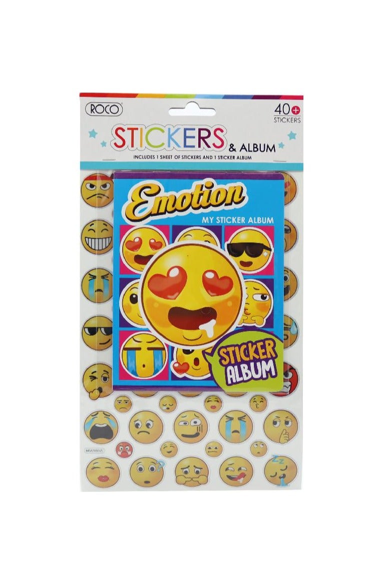 روكو ألبوم ملصقات ابتسامة عاطفية