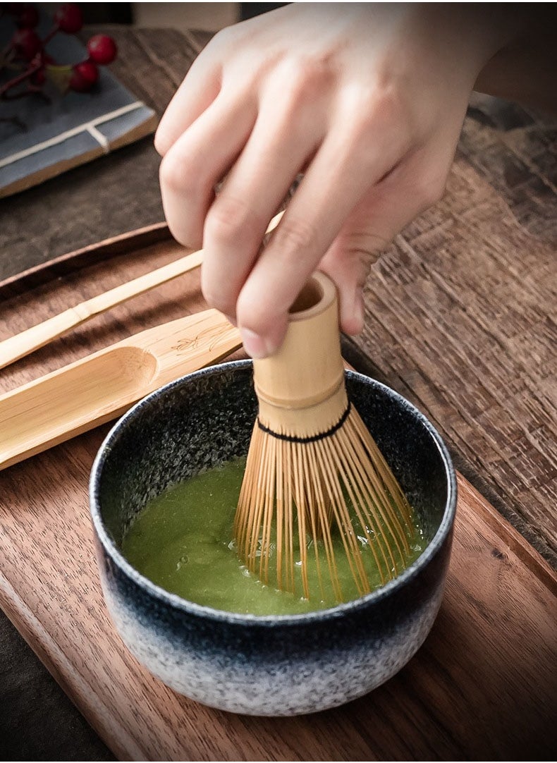Generic - Matcha Tea Set,6-Piece Matcha Green Tea Whisk Set , Japanese Tea Set, Include Matcha Bowl, Matcha Bamboo Whisk, Scoop, Whisk Holder, Matcha Whisk Set, Matcha Green Tea Making Kit - Image 1