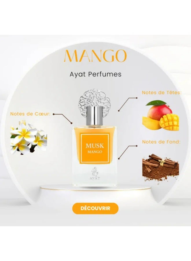 Ayat Perfumes Musk Peach Eau de Parfum 100ml – Soft Peach, White Musk & Floral Notes – Long Lasting Unisex Arabian Perfume - Image 3