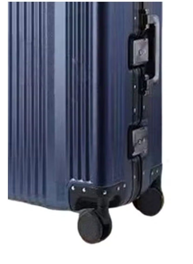 إن كي أكس حقيبة سفر أنيقة مصنوعة من الألومنيوم الصلب بعجلات بأربع عجلات دوارة مقاس 20 × 24 بوصة - Image 4