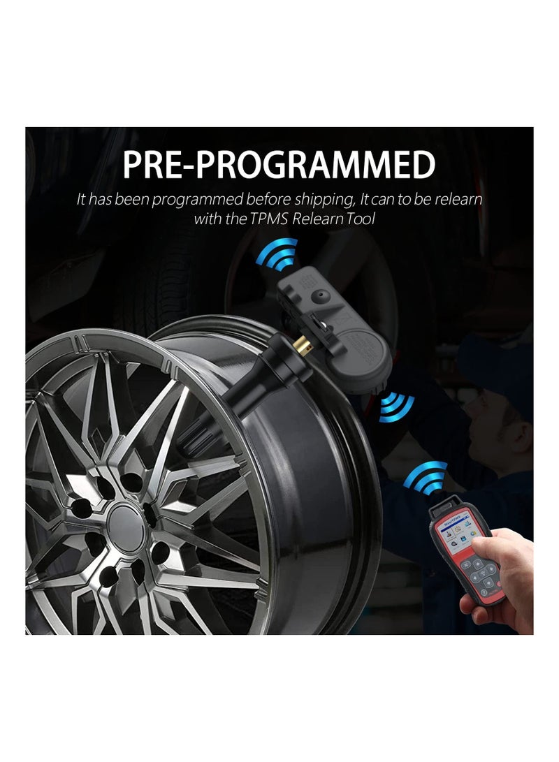 Loquat Tire Pressure Sensor, Tpms Sensor, Pre-Programmed Tire Pressure Sensor for Ford, Lincoln, Mercury, Tire Pressure Monitoring System Replacement Accessories 9L3Z1A189A - 1 PCS - Image 3