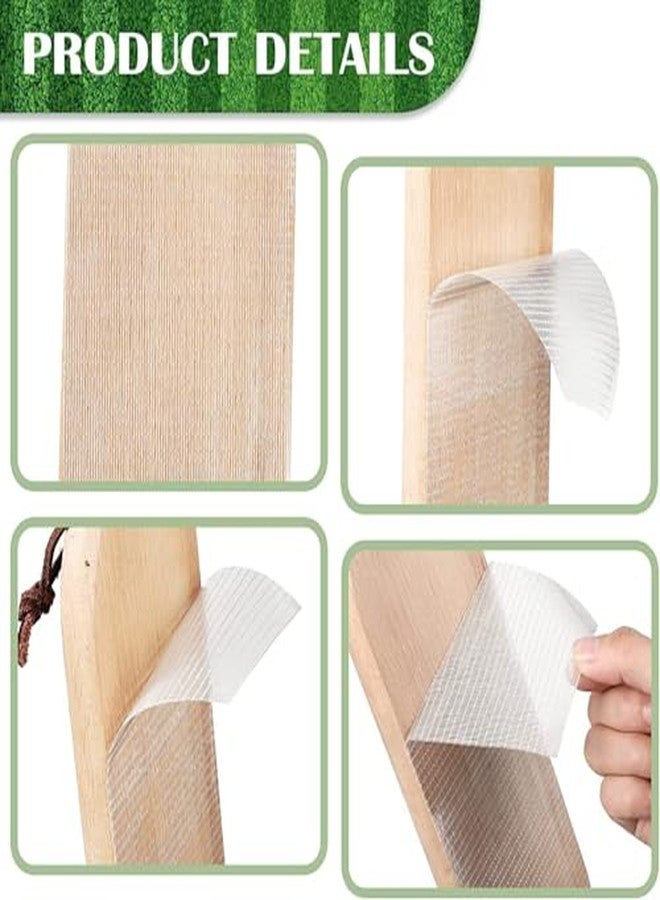 YMD 7 Pc New Cricket Bat Protection Fiber English Tape for Bat Safety Protection Tape (White) - Image 3