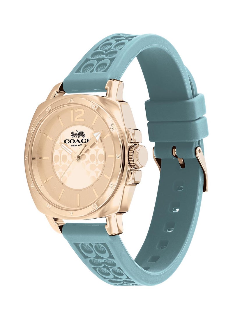 COACH - Women's Analog Tonneau Shape Silicone Wrist Watch 14503979 - 34 Mm - Image 1