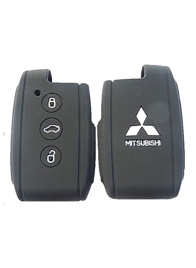 NIBEMINENT Mitsubishi 3 Button Car Key Remote Silicone Protection Cover