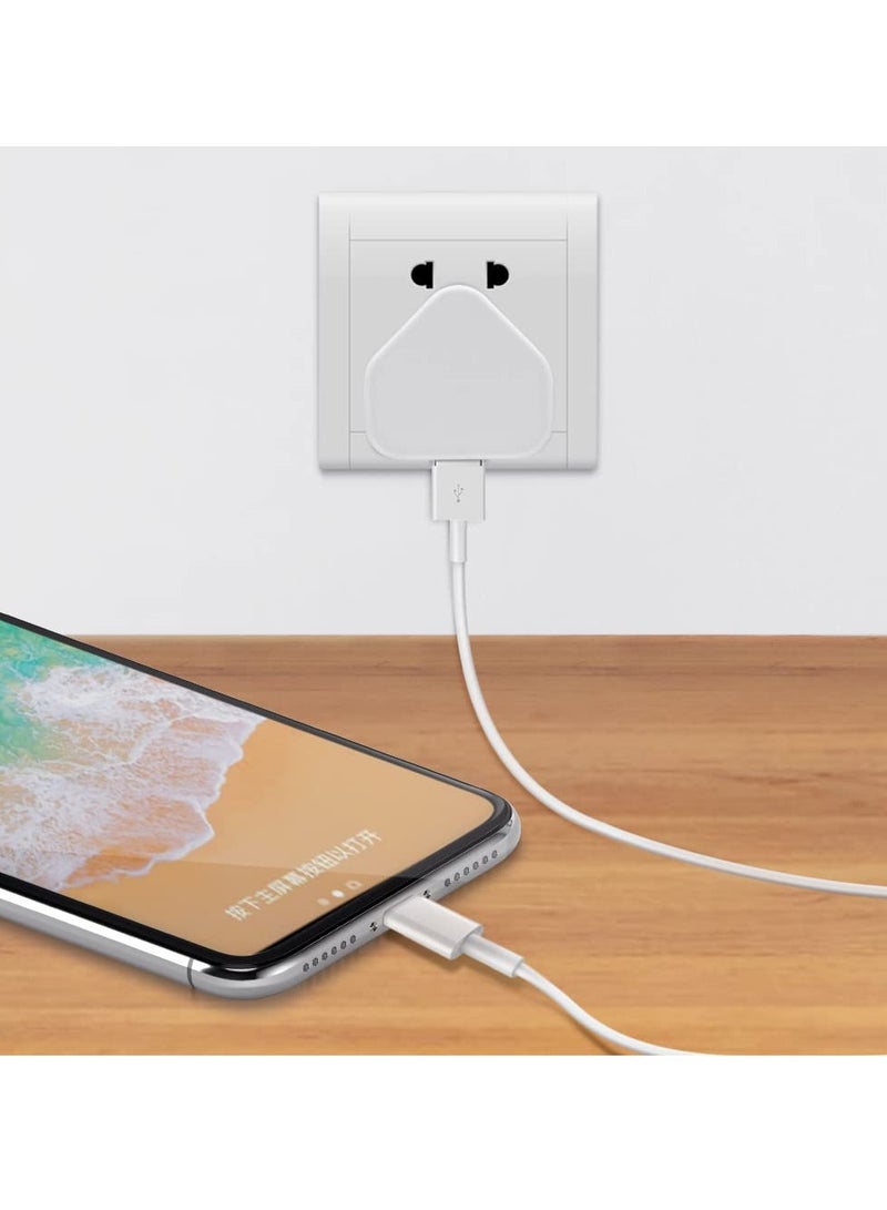 5V 1A Power Adapter Supply, USB Charger Cable and Plug Compatible for i Phone 5S, 6, 6S, 6 Plus, 6S Plus, 7, 7 Plus, 8, 8 Plus, XS, X, XS Max, 11, XR, i Pod Touch 5G Power Cord - Image 4