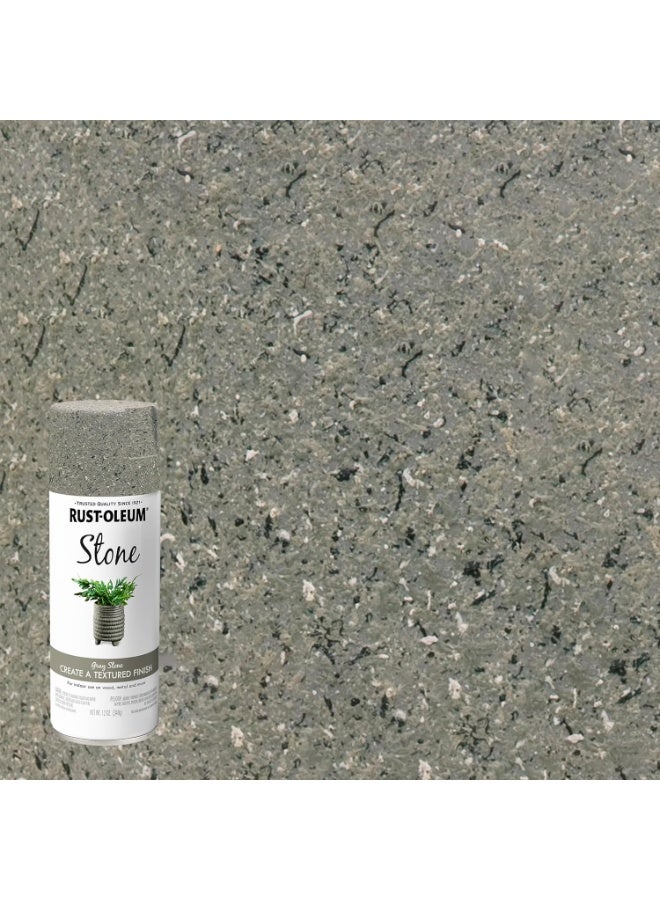RUST-OLEUM Stone Creations Spray, 12 oz, Gray Stone - Image 2