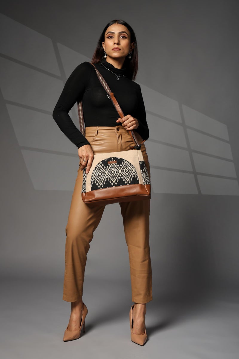 ENSAC Sling Bag For Women & Girls | Ladies Crossbody Bags for Women | Women's Handbags | Stylish | Travel & Office Use | Purse and Wallet (DARK-BROWN) - Image 3