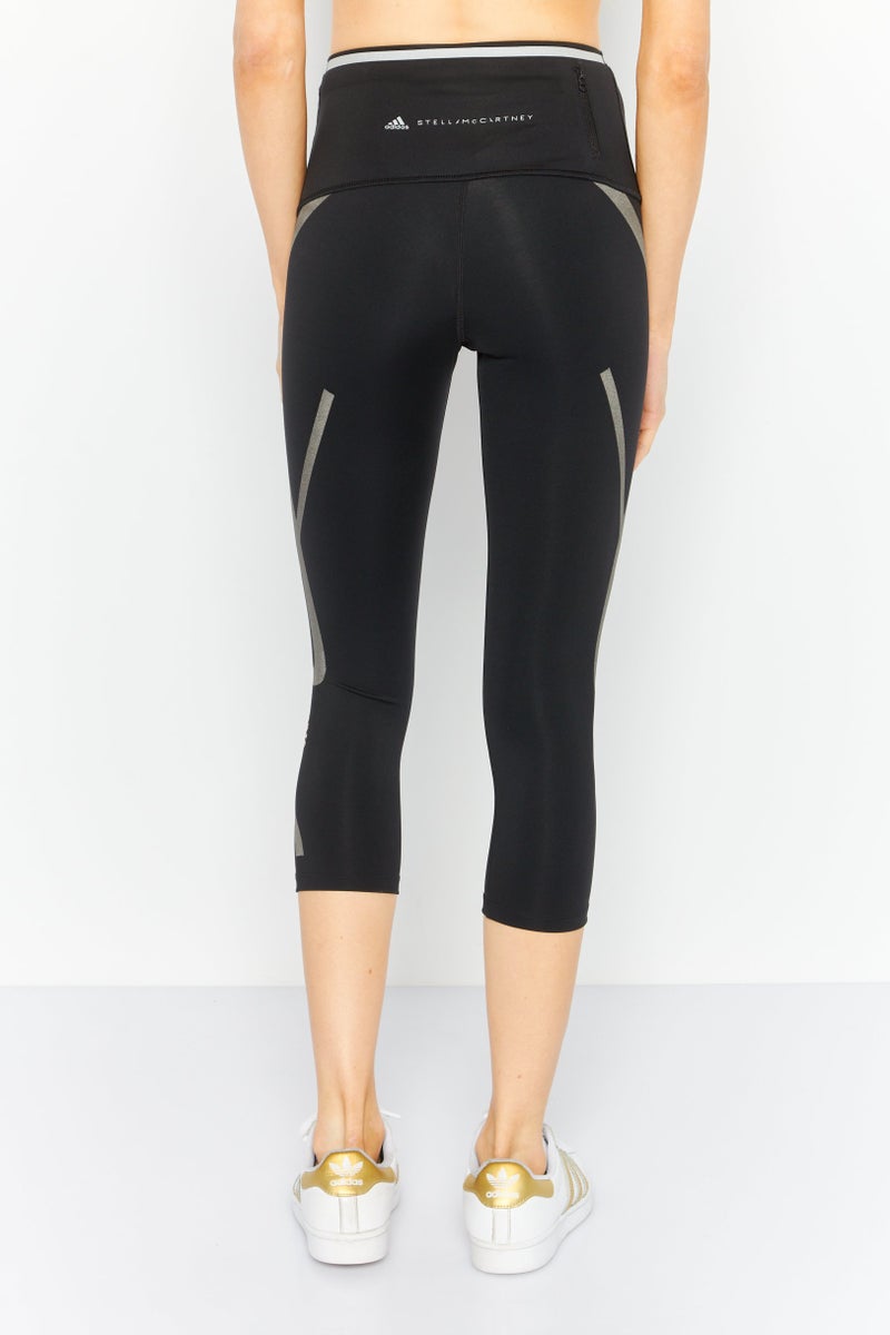 Adidas by Stella McCartney Women Sportswear Fit Graphic Print Training Leggings, Black - Image 4