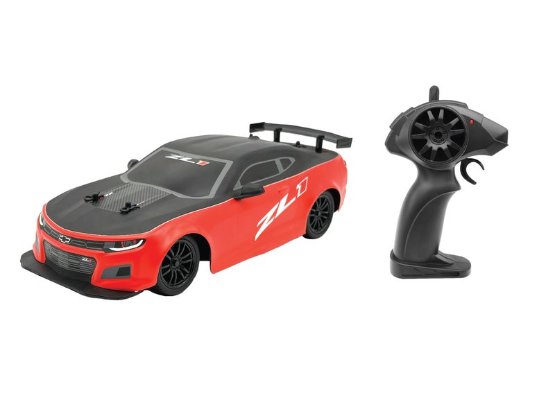 D-power - 1:16 Chevrolet Camaro ZL1 2021 RC Car – Realistic Vapor Exhaust Effect, 2.4GHz Remote Control, Rechargeable Battery Included, for Kids Ages 6+ - Image 1