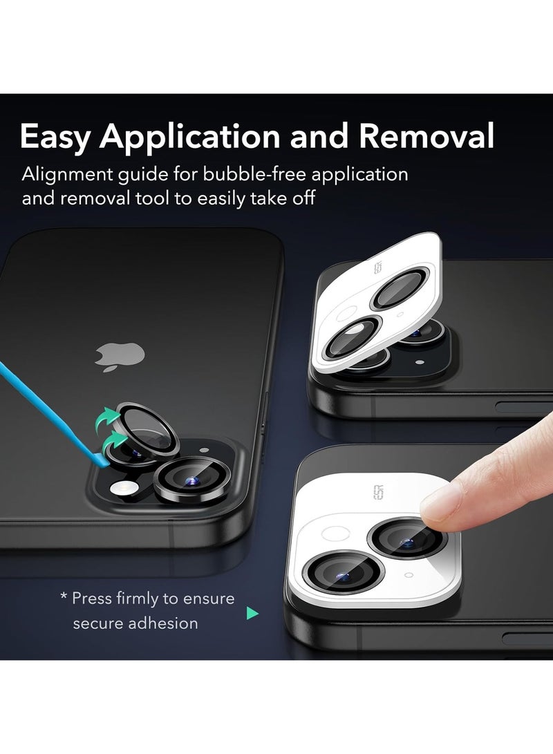 ACLIX iphone 15 / 15 plus camera lens protector black - Image 2