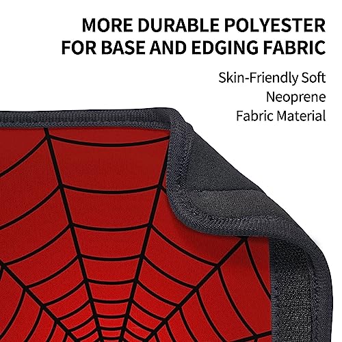 YANGDADA Stylish Red Spider Web Seat Belt Covers Soft Comfortable Shoulder Strap Pads for Adults Universal Car Accessories - Pack of 2 - Image 4