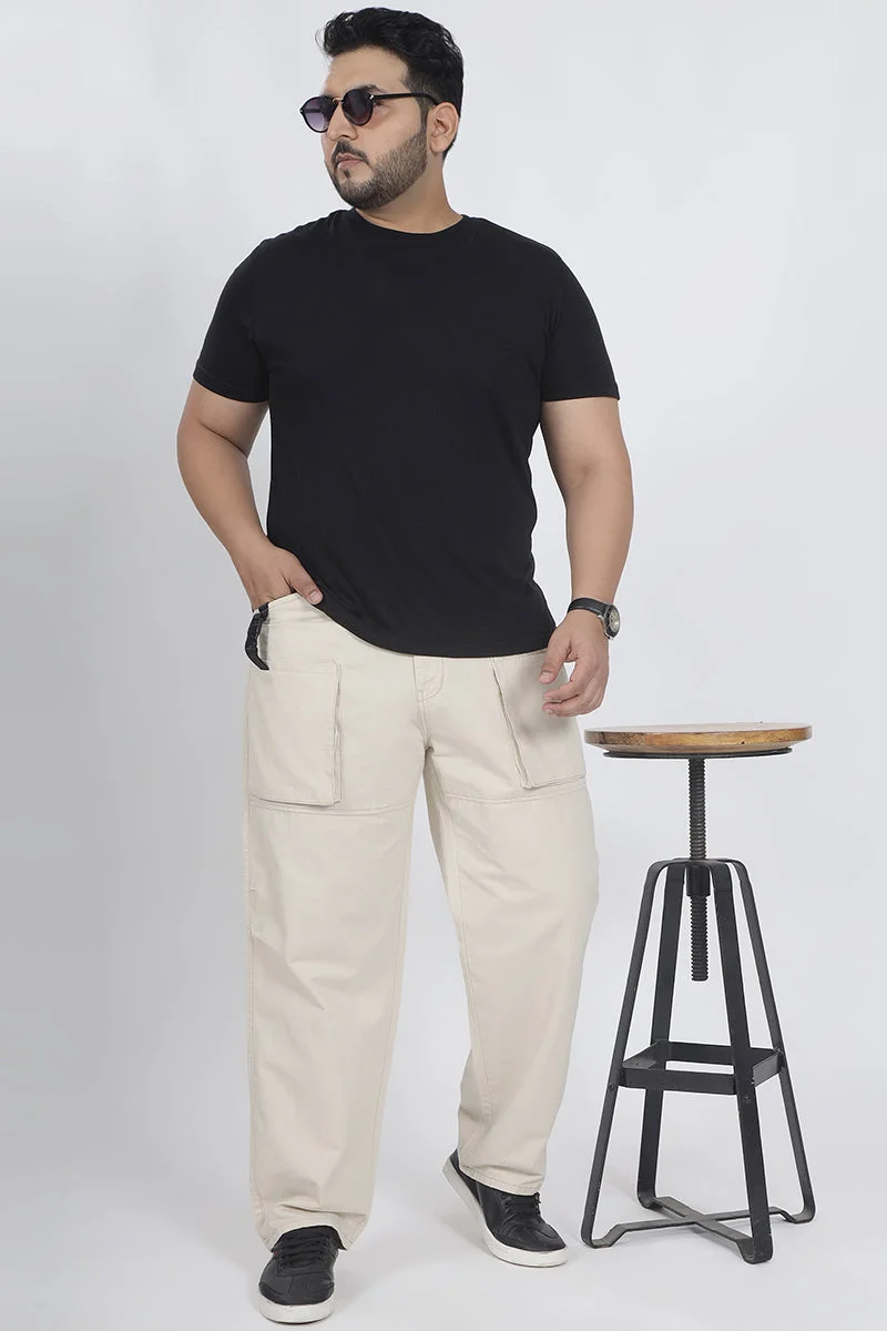 SNITCH بنطلون كارجو مقاس كبير بستة جيوب