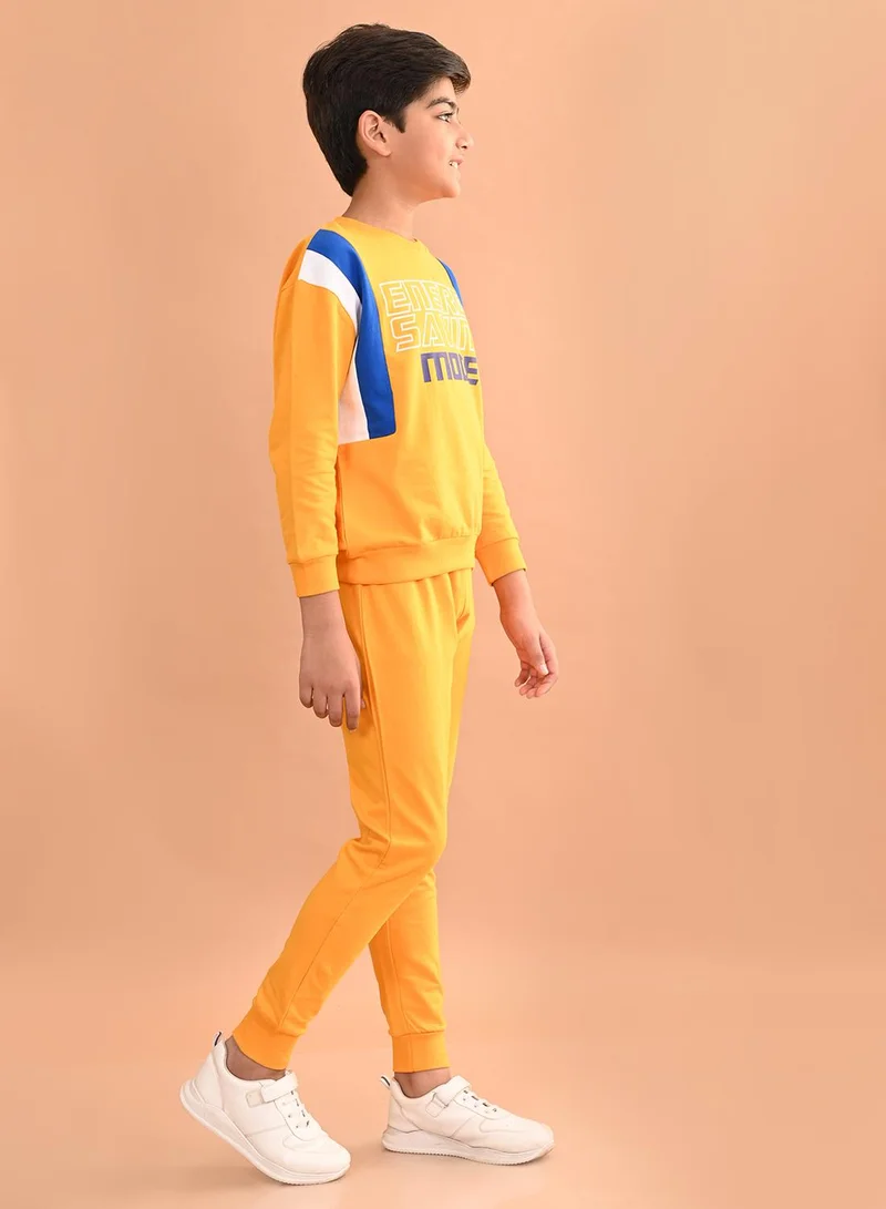 LILPICKS Solid Sweatshirt with Jogger Set