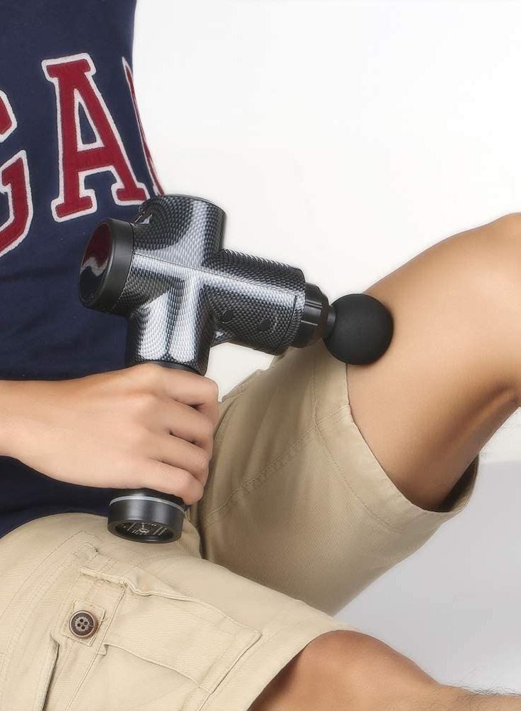 24V Electric Muscle Massager Portable Percussive Vibrating Powerful Massage Guns Handheld Deep Tissue Muscle Massager for Neck Back Shoulders Foot Leg - Image 1