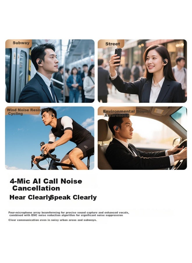 Viken Latest Berlin Sound No.1 Bluetooth Bone Conduction Wireless Open-ear Sports Running Earhook Headphones Long Battery Life Non-in-ear Clip - Image 3