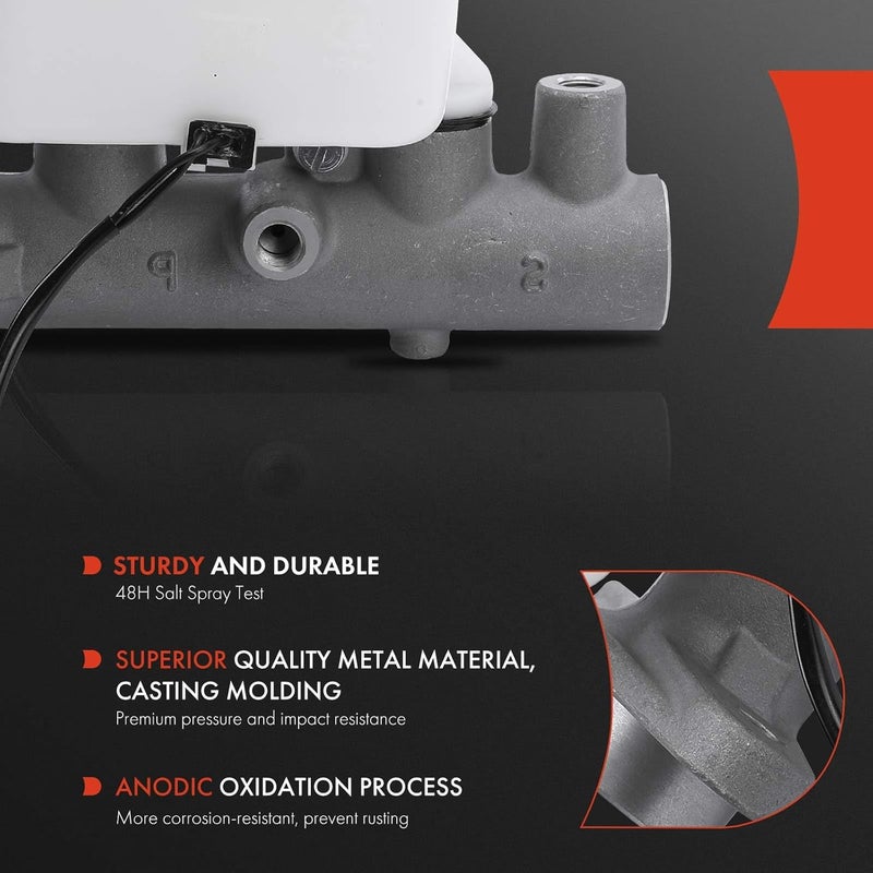 A-Premium Brake Master Cylinder with Reservoir and Sensor - Image 2