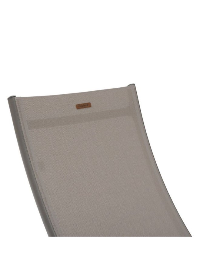 Hesperide Samba Epoxy-Treated Aluminum Sunlounger Hazelnut 99 x 59 x 174.5 cm 186709E - Image 4