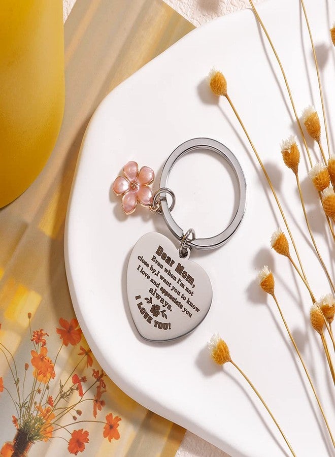 Dayofun Birthday Gifts for Mom from Daughter from Son,Mothers Day Mother's Day Gifts for Moms Gift Keychain Engraved Idea Valentines Anniversary Presents,Best Mom ever Gift Christmas Women Stocking Stuffers - Image 3