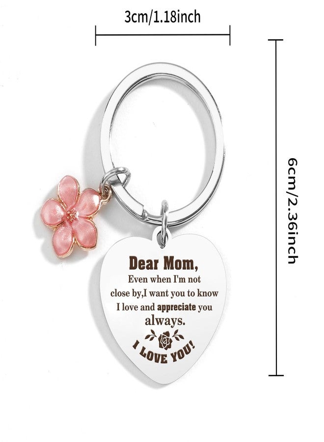 Dayofun Birthday Gifts for Mom from Daughter from Son,Mothers Day Mother's Day Gifts for Moms Gift Keychain Engraved Idea Valentines Anniversary Presents,Best Mom ever Gift Christmas Women Stocking Stuffers - Image 2