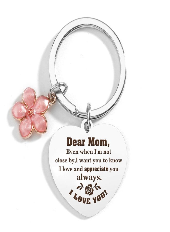 Dayofun Birthday Gifts for Mom from Daughter from Son,Mothers Day Mother's Day Gifts for Moms Gift Keychain Engraved Idea Valentines Anniversary Presents,Best Mom ever Gift Christmas Women Stocking Stuffers - Image 1