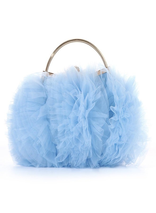SUKUTU Women Lace Evening Handbag Floral Clutches Purse with Detachable Chain for Wedding Prom Party - Image 1