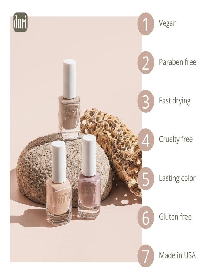 duri Nail Polish, 775 Vinyl Records, Gorgeous Tan with Golden Shimmer, Full Coverage, Quick Drying, Long Lasting, 0.45 Fl Oz - Image 2