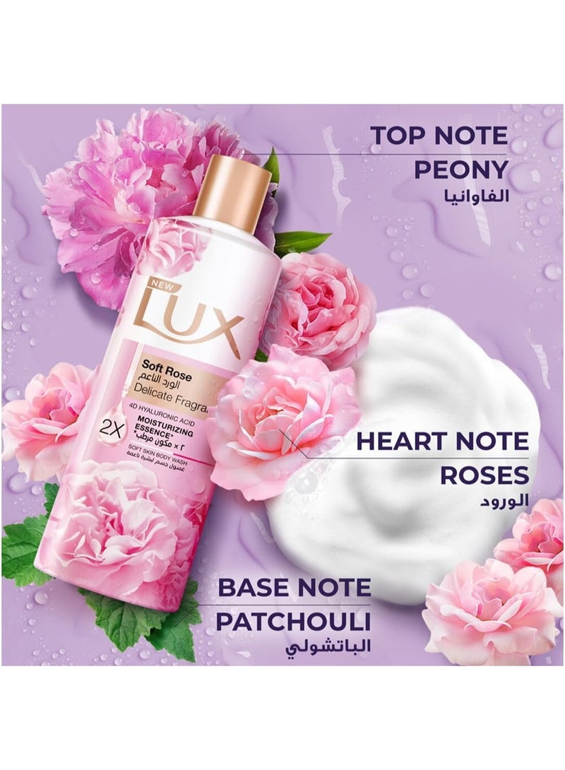Lux BodyWash (Soft Rose) Delicate Fragrance 500ml X 2Pcs - Image 4