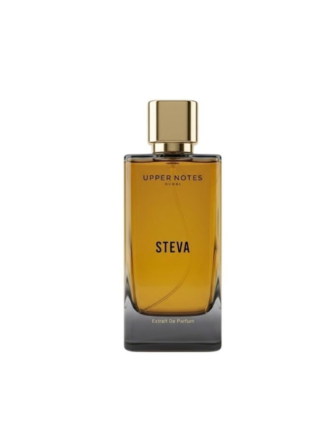 UpperNotes Steva Extrait De Parfum Unisex 80ml | Frankincense Cardamom Saffron Rose Oud Ambergris | Deep Rich Long Lasting Oriental Fragrance UAE - Image 4