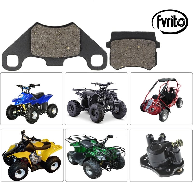 FVRITO Rear Disc Brake Pads for 125cc 110cc 90cc 70cc 50cc Tao Tao Coolster SSR Baja Coleman Vitacci Peace Roket RPS Kandi SunL Sportsman Chinese ATV Quad 4-Wheeler Go Kart Dune Buggy Motorcycle Parts - Image 4