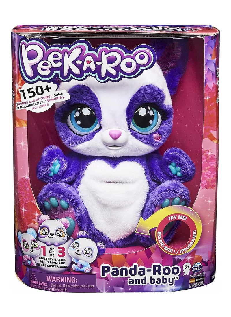PeekaBaby Peek-A-Roo- Interactive Plush Panda-Roo - 6060420  - Image 1