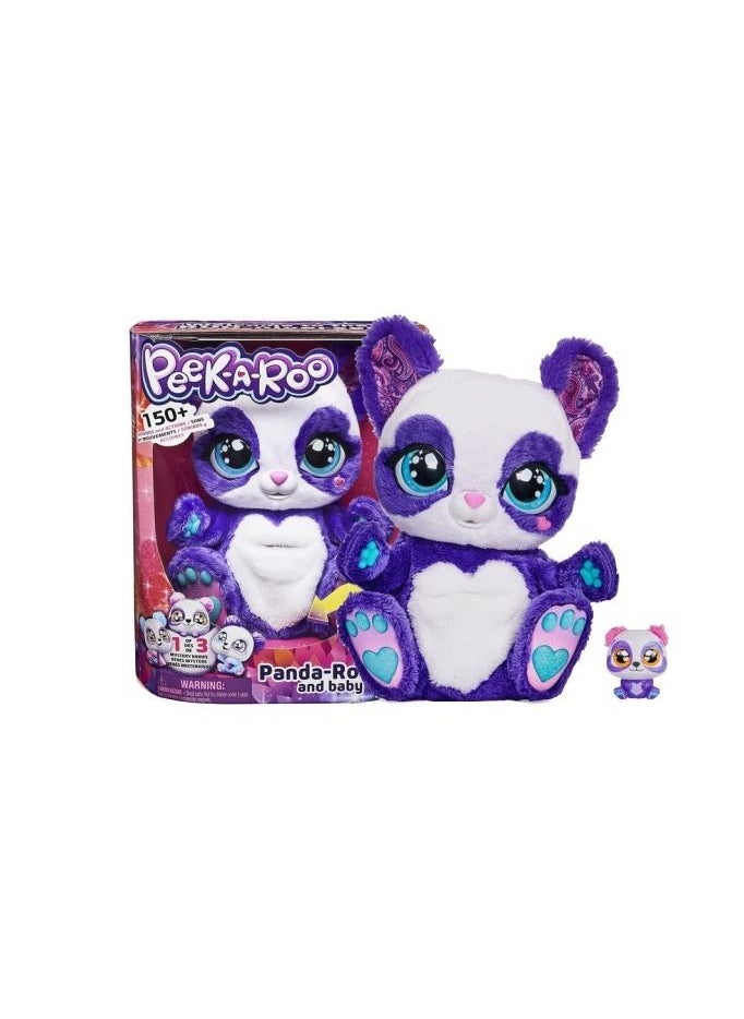 PeekaBaby Peek-A-Roo- Interactive Plush Panda-Roo - 6060420  - Image 4