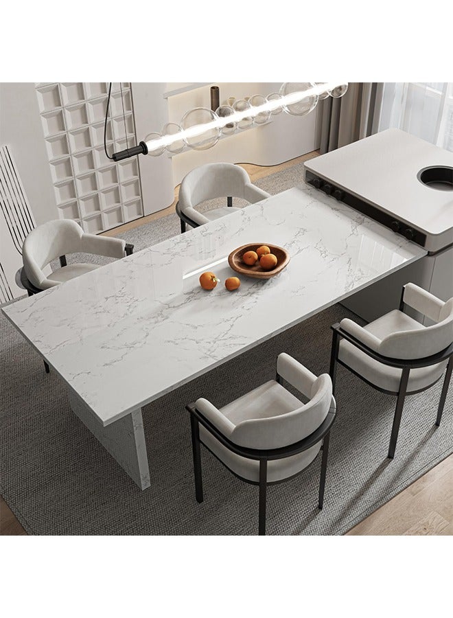 ماء الجدار ملصقات ، ملصقات سطح المكتب ، على نحو سلس الرخام والجرانيت الحائط ، غراي كونترتوب المطبخ ، والأثاث مجلس الوزراء التجديد ، سميكة قابلة للإزالة ورق الحائط الجلد ، وسهلة الاستخدام ( 40cm * 300cm )