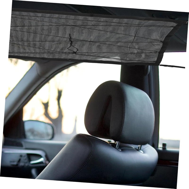 Multi-market varied design options Car Roof Storage Net Cargo Net Ceiling Mesh Bag SUV Camping Accessories Minimal design - Image 4