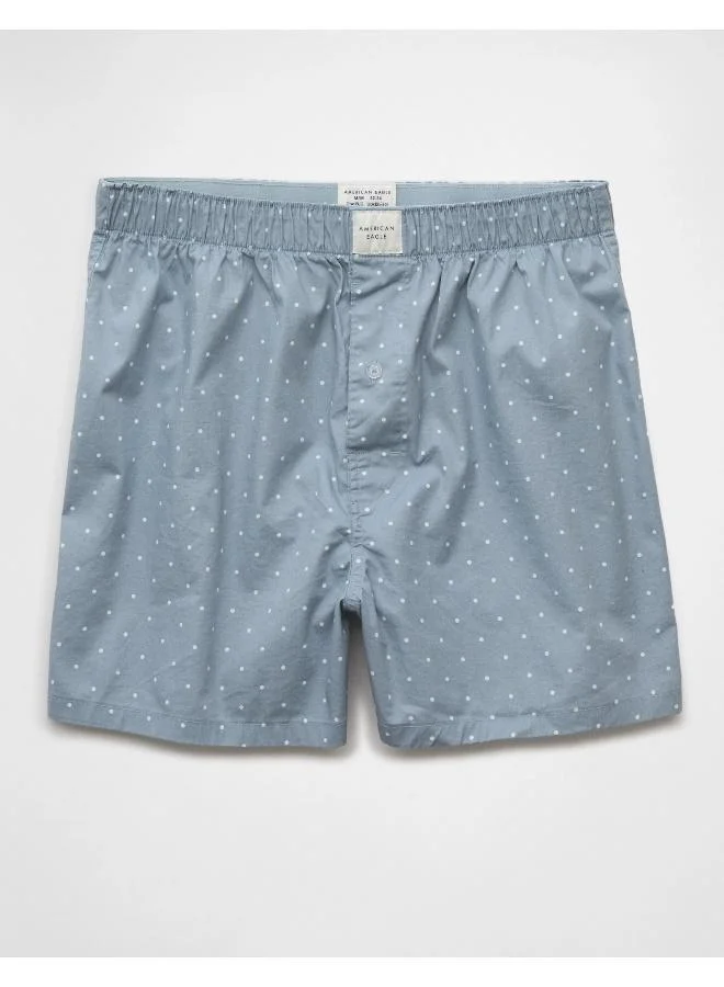 American Eagle AEO Men's Polka Dots Stretch Boxer Short