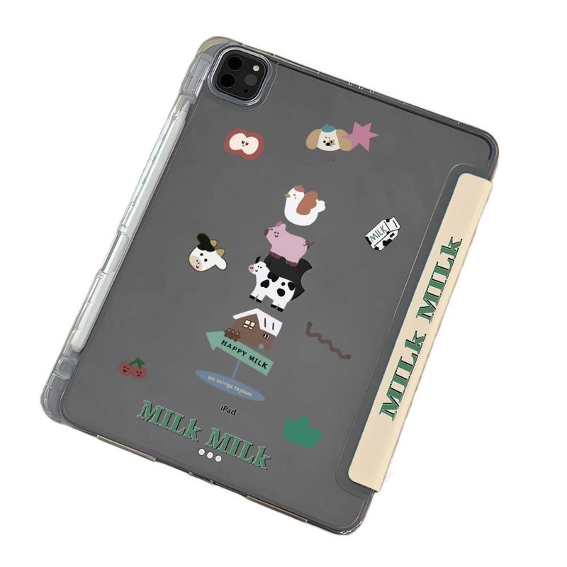 DGG 奶牛纹 iPad Case Compatible with iPad Air - Image 2